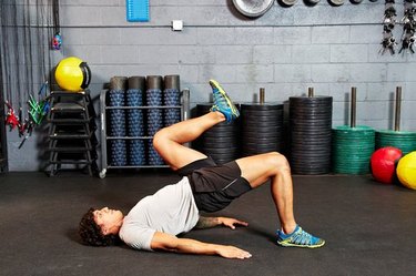 10. Glute Bridge March